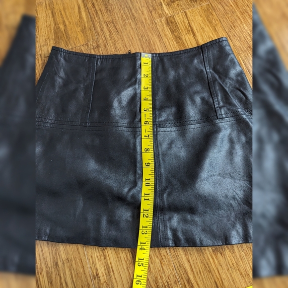ASOS Genuine Leather Mini Skirt - Picture 6 of 6